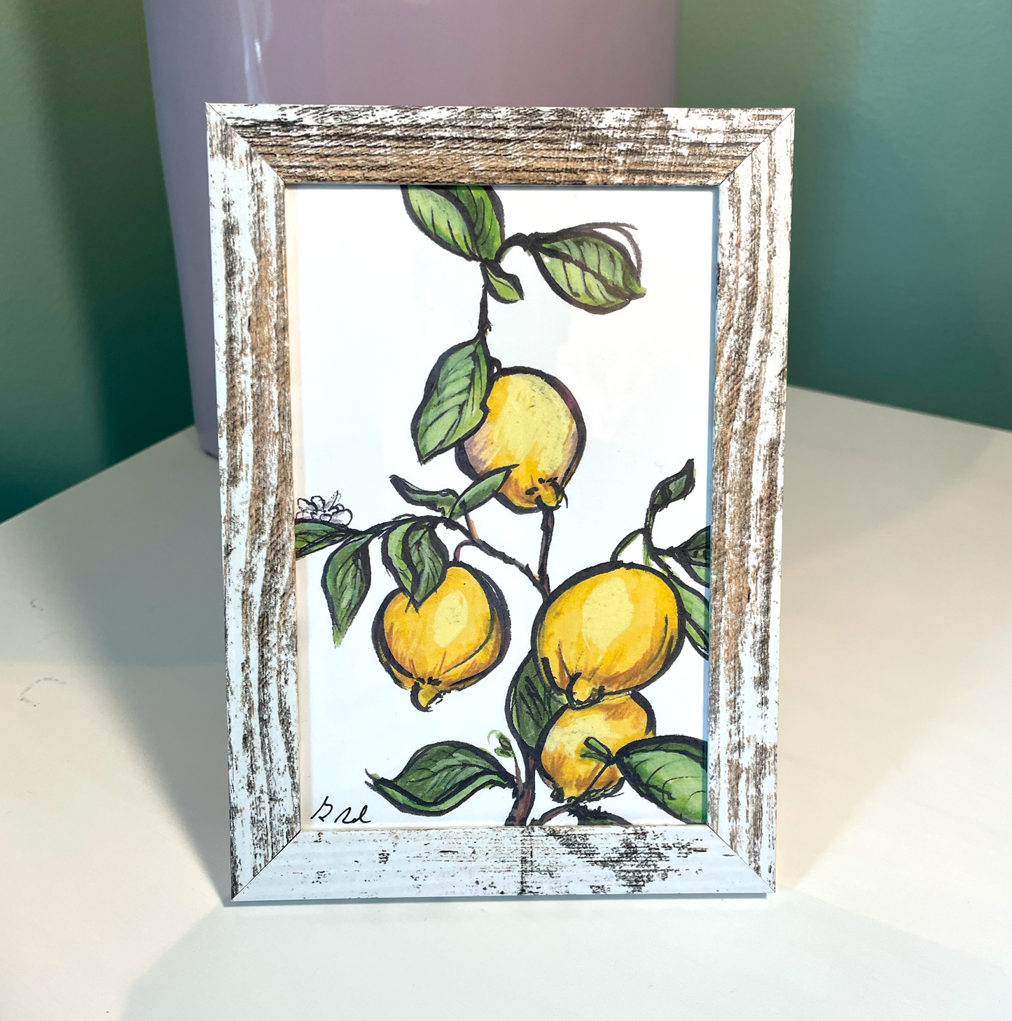 Frame with Art 4x6