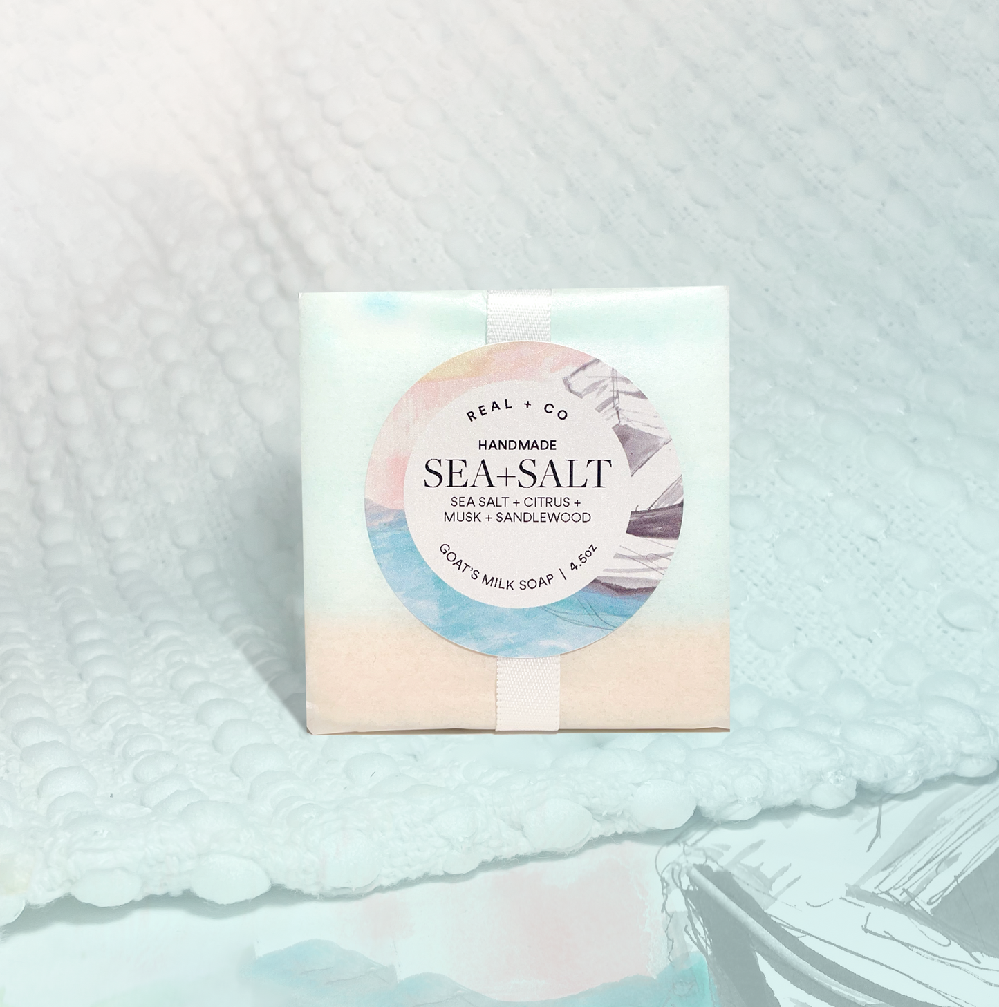 Goat's Milk Soap - Sea + Salt 5.5oz