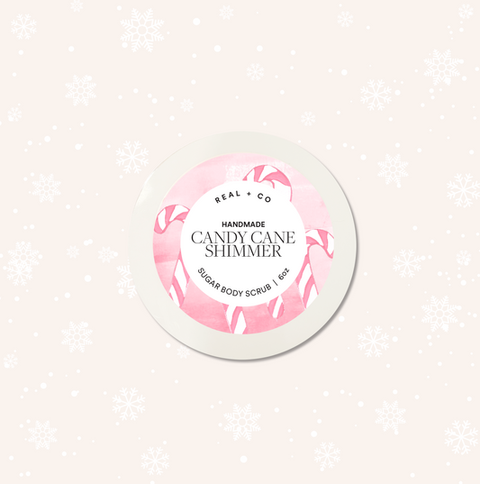 Sugar Body Scrub - Candy Cane Shimmer 6oz