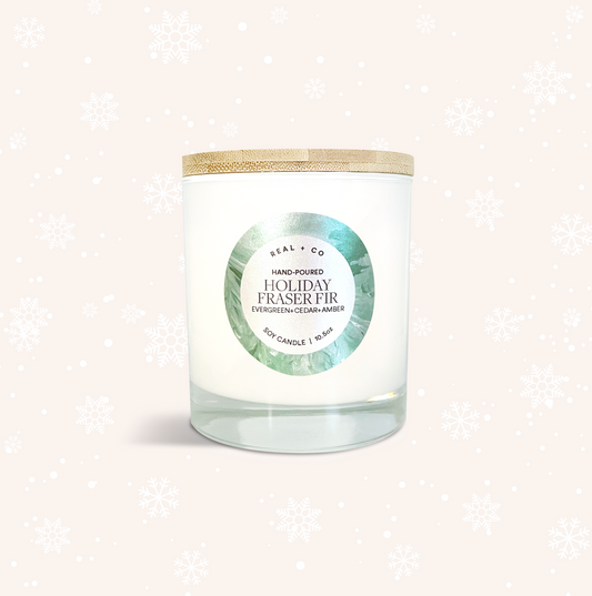 Soy Candle 10.5oz - Holiday Fraser Fir
