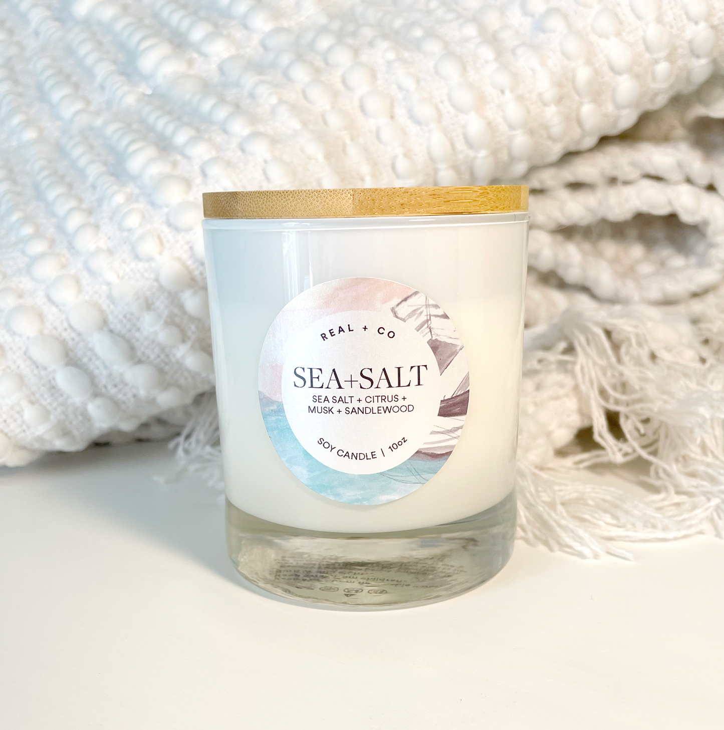 Sea + Salt 10oz Soy Candle