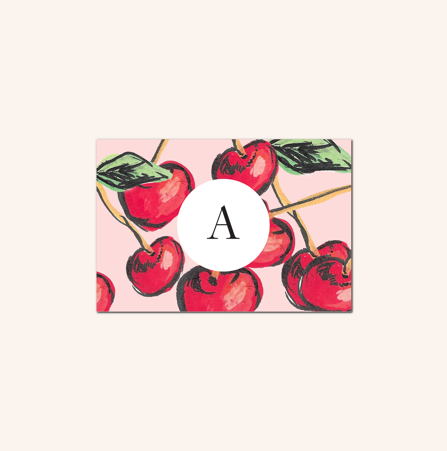 Monogrammed Cards A2